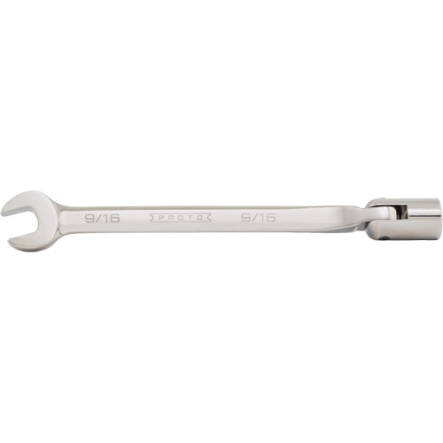 Combination Flex-Head Wrench, 12 Point, 3/8", Satin Finish Ottawa Fastener Supply