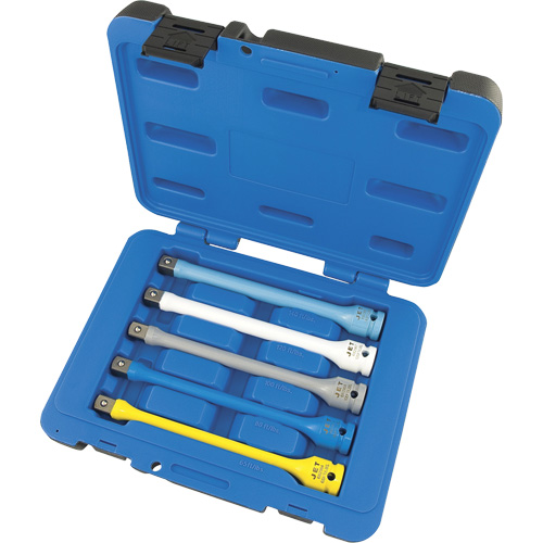 JTLE-5S Torque Limiting Impact Extension Set, 1/2" Drive, 65 ft-lbs./80 ft-lbs./100 ft-lbs./120 ft-lbs./140 ft-lbs. Torque, Multiple Ottawa Fastener Supply