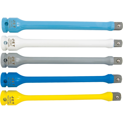 JTLE-5S Torque Limiting Impact Extension Set, 1/2" Drive, 65 ft-lbs./80 ft-lbs./100 ft-lbs./120 ft-lbs./140 ft-lbs. Torque, Multiple Ottawa Fastener Supply