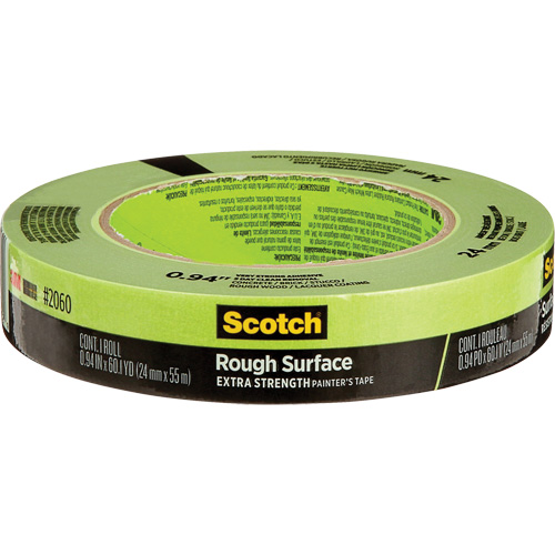 Scotch&reg; Rough Surface Painter's Tape 2060, 24 mm (1") x 55 m (180'), Green Ottawa Fastener Supply