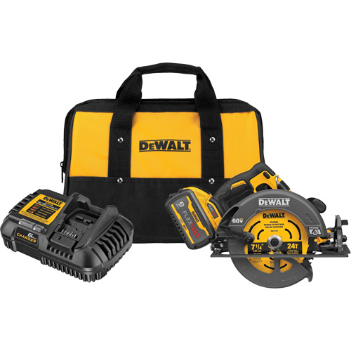 FlexVolt&reg; Max Brushless Circular Saw with Electric Brake Kit, 7-1/4", 60 V Ottawa Fastener Supply