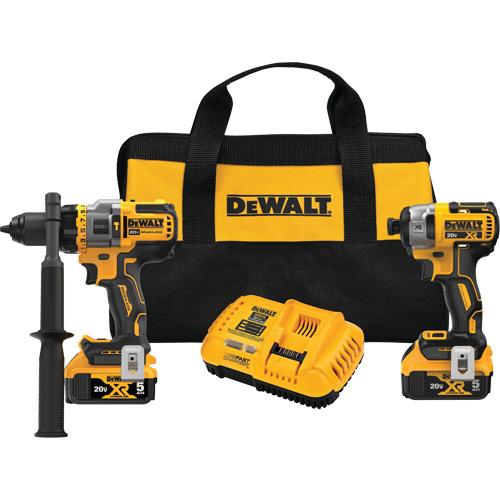 Ensemble de perceuse-visseuse &agrave; percussion sans balais et sans fil Max* avec Flexvolt Advantage et visseuse &agrave; chocs XR, Lithium-ion, 20 V Ottawa Fastener Supply