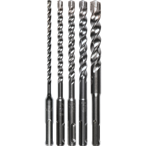 SDS-Plus 3-Cutter Bit Set, 5 Pieces, Carbide Ottawa Fastener Supply