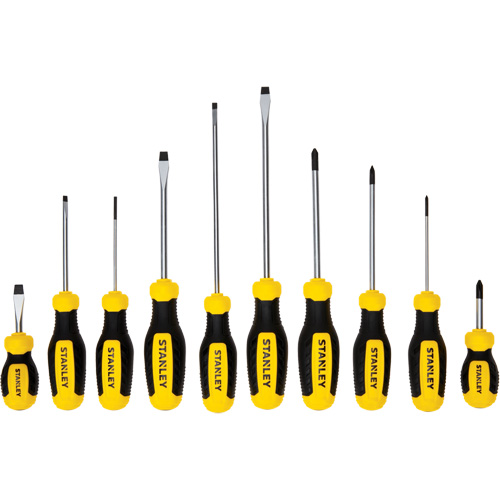 Screwdriver Set, 10 Pcs. Ottawa Fastener Supply
