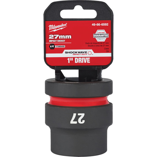 Douille Shockwave Impact Duty, Puissance, 27 mm, Prise 1", 6 pans Ottawa Fastener Supply
