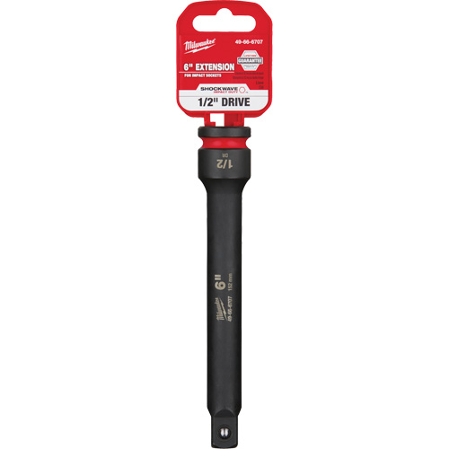 Shockwave Impact Duty Socket Extension, Impact, 1/2" Drive, 6" L Ottawa Fastener Supply