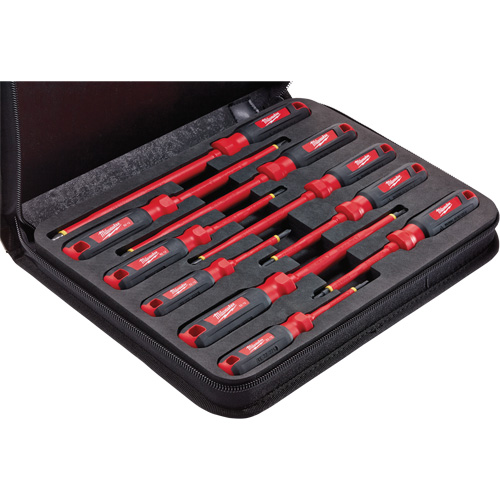 Insulated Screwdriver Set with EVA Foam Case, 10 Pcs. Ottawa Fastener Supply