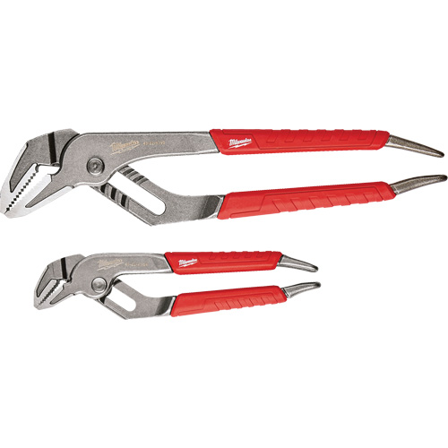 Jeu de pinces &agrave; m&acirc;choires droites 6" et 10" &agrave; prise Comfort Grip, 2 Morceaux Ottawa Fastener Supply