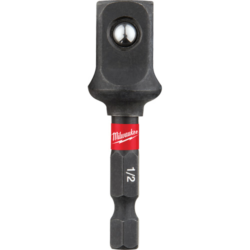 Adaptateur de douille &agrave; chocs Shockwave, 1/4" Prise, Dimension m&acirc;le 1/2", Sph&eacute;rique, 2" lo Ottawa Fastener Supply