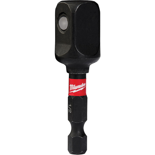 Shockwave Impact Socket Adapters, 1/4" Drive Size, 1/2" Male Size, Ball, 2" L Ottawa Fastener Supply