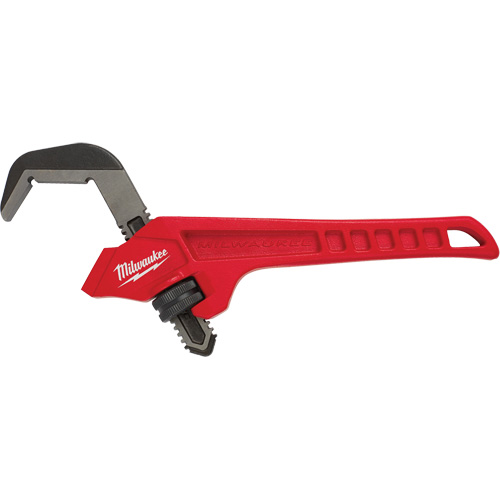 Steel Offset Hex Pipe Wrench, 2-5/8" Jaw Capacity, 10-1/2" Long, Powder Coated Finish, Ergonomic Handle Ottawa Fastener Supply