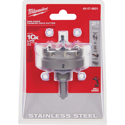 Scies-cloches au carbure monobloc, 2", Profondeur de la coupe de 3/16" Ottawa Fastener Supply