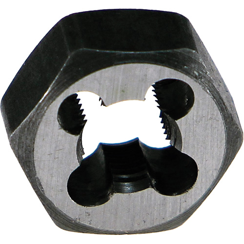 Drillco&reg; Hexagon Threading Die Nut, 10-32 Thread, High Speed Steel Ottawa Fastener Supply
