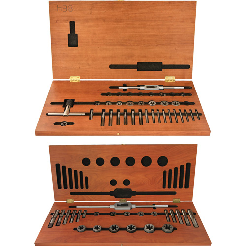 Drillco&reg; Tap & Hex Die Set, 58 Pieces Ottawa Fastener Supply