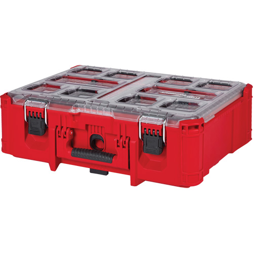 Packout Deep Organizer, 15-1/5" x 19-7/10" x 7", Red Ottawa Fastener Supply