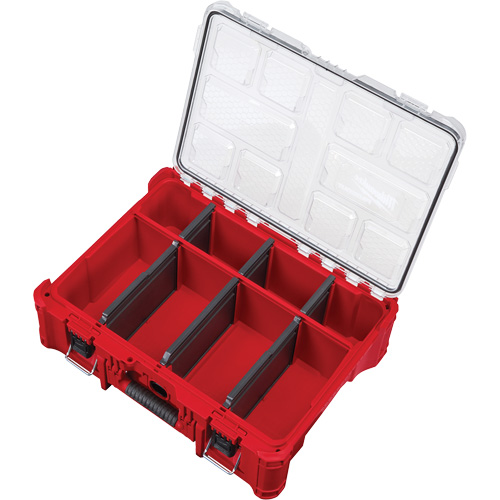 Packout Deep Organizer, 15-1/5" x 19-7/10" x 7", Red Ottawa Fastener Supply