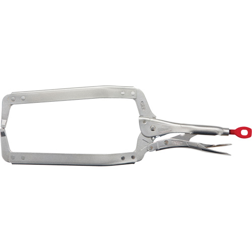 Torque Lock Locking Pliers with Regular Jaws, 18" Length, C-Clamp Ottawa Fastener Supply
