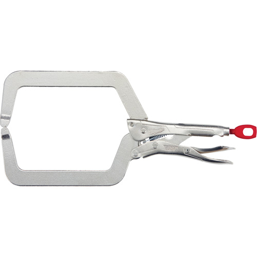 Torque Lock Locking Pliers with Deep Jaws, 9" Length, C-Clamp Ottawa Fastener Supply