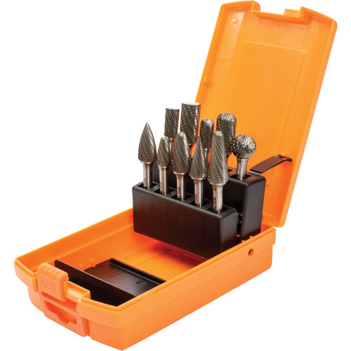 Jeu de fraises au carbure DC, 10 morceaux Ottawa Fastener Supply