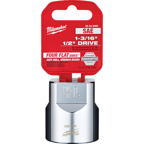 Prise SAE avec c&ocirc;t&eacute;s Four Flats, 1-3/16", Prise 1/2", 6 pans Ottawa Fastener Supply