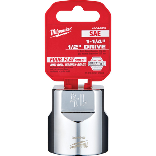 Prise SAE avec c&ocirc;t&eacute;s Four Flats, 1-1/4", Prise 1/2", 6 pans Ottawa Fastener Supply