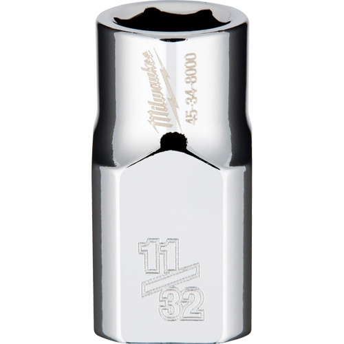 Prise SAE avec c&ocirc;t&eacute;s Four Flats, 11/32", Prise 3/8", 6 pans Ottawa Fastener Supply