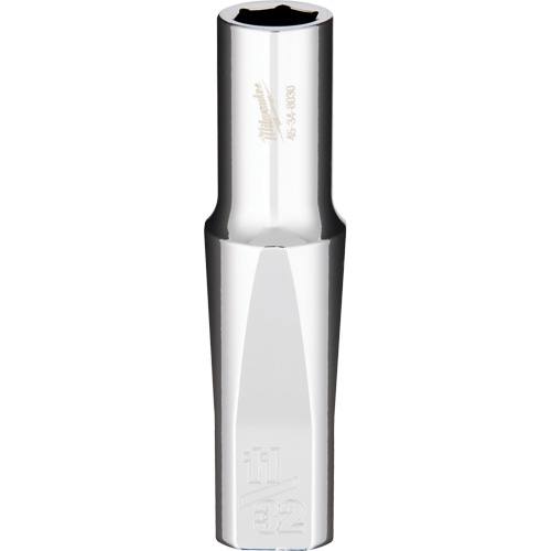 Douille SAE avec c&ocirc;t&eacute;s Four Flats, 11/32", Prise 3/8", 6 pans, Profond Ottawa Fastener Supply