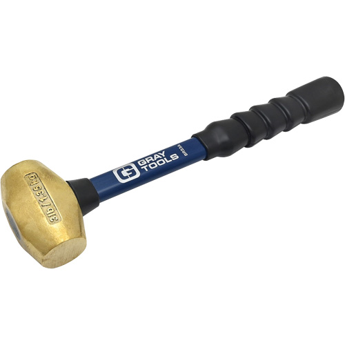 Brass Hammer, 3 lbs. Head Weight, 14" L Ottawa Fastener Supply