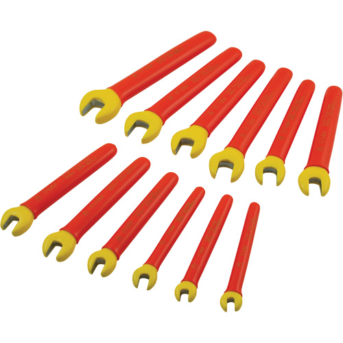 Jeu de cl&eacute;s ouvertes m&eacute;triques isol&eacute;es, 1000 V, 12 Mcx Ottawa Fastener Supply