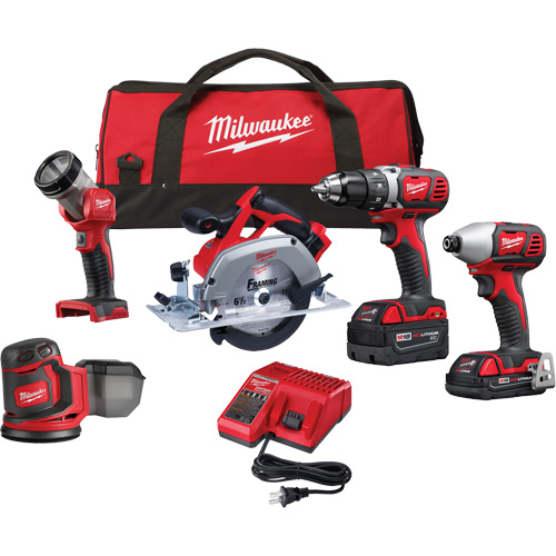 Trousse 5 pi&egrave;ces doutil combin&eacute; M18, Lithium-ion, 18 V Ottawa Fastener Supply