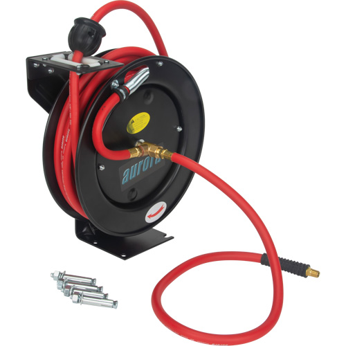 Hose Reel, Air/Water, 3/8" x 25', Single Hose, 300 psi Ottawa Fastener Supply