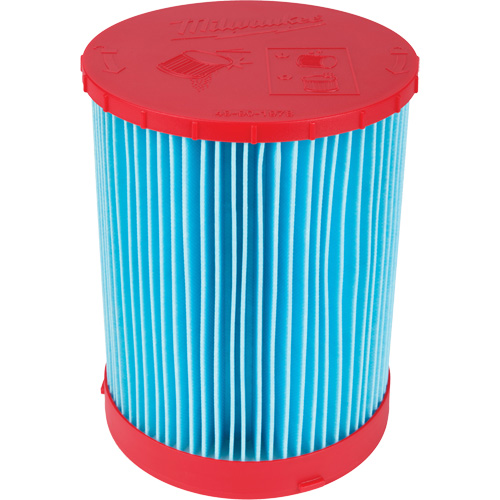 Large Wet/Dry Vacuum High-Efficiency Filter, Cartridge, Fits 12 US gal./9 US gal./6 US Gal. Ottawa Fastener Supply