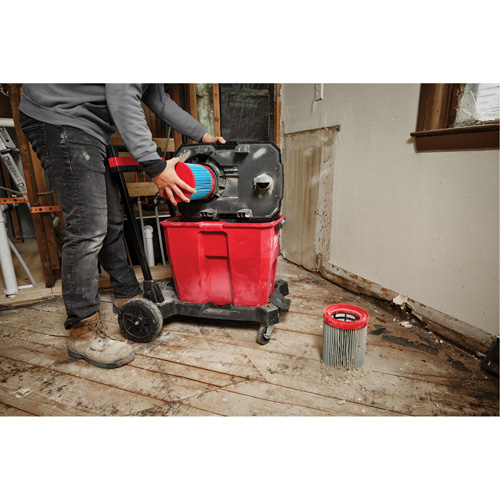 Large Wet/Dry Vacuum High-Efficiency Filter, Cartridge, Fits 12 US gal./9 US gal./6 US Gal. Ottawa Fastener Supply