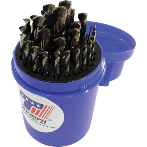 Triumph&reg; Drill Bit Set, 115 Pieces, High Speed Steel Ottawa Fastener Supply