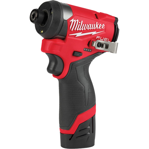 M12 Fuel Hex Impact Driver Kit, 1/4", 1500 in-lbs Max. Torque, 12 V, Lithium-Ion Ottawa Fastener Supply