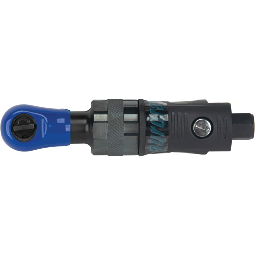 Stubby Industrial Air Ratchet Wrench, 1/4" Drive, 1/4" NPT, 3 CFM Ottawa Fastener Supply
