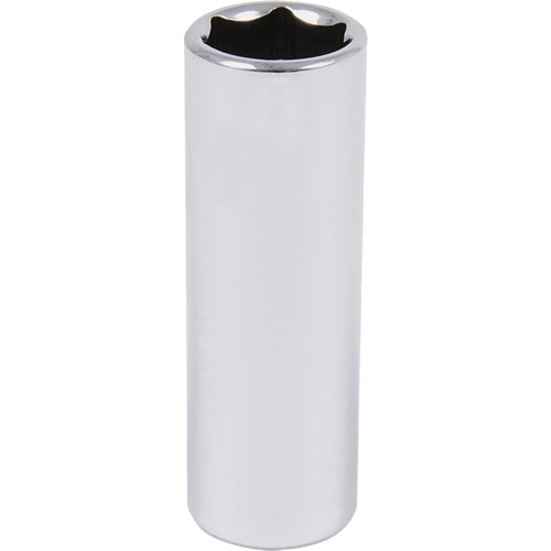 Douille chrom&eacute;e, 9/16", Prise 3/8", 6 pans, Profond Ottawa Fastener Supply