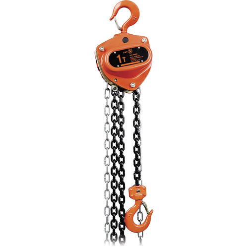 KCH Series Heavy-Duty Chain Hoist, 20' Lift, 1100 lbs. (0.5 tons) Capacity, Heat-Treated Alloy Steel Chain Ottawa Fastener Supply