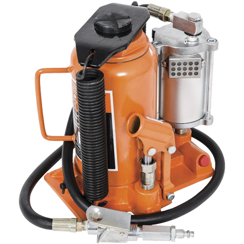 Cric-bouteille super robuste, 20 tonne(s), Air comprim&eacute;/hydraulique, 20" Hauteur &eacute;lev&eacute;e Ottawa Fastener Supply