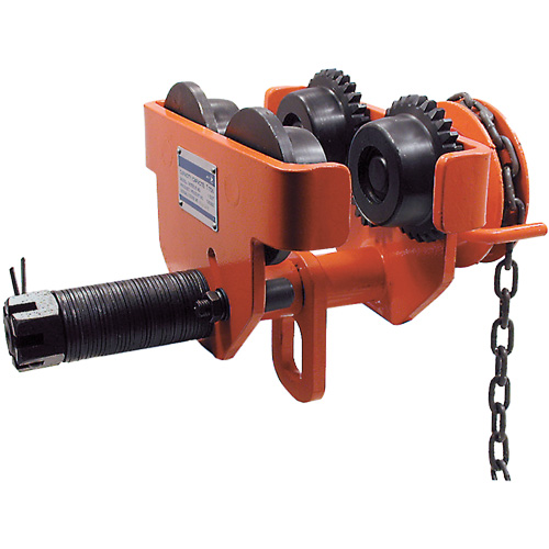 SGT Series Heavy-Duty Geared Trolley, 10000 lbs. (5 tons) Capacity, 4-1/2" - 8-1/32" Ottawa Fastener Supply