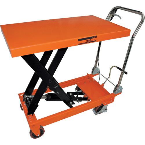 SLC-1100 SLC Series Hydraulic Scissor Lift Cart, 39" L x 21" W, 1100 lbs. Cap. Ottawa Fastener Supply