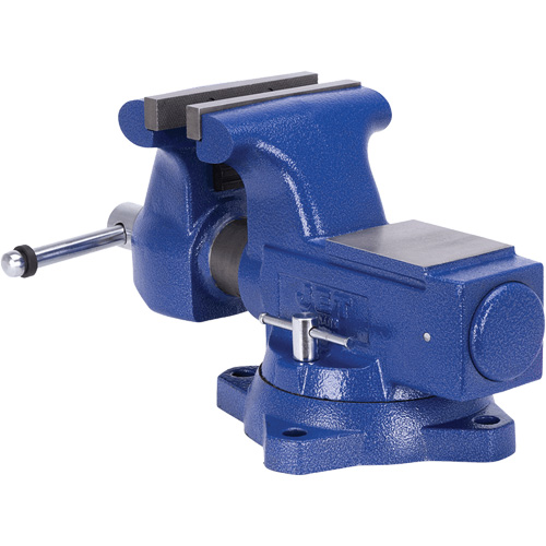 JBTV-6 Heavy-Duty Round Channel Bench Vise, 6-1/2" Jaw Width, 4" Throat Depth Ottawa Fastener Supply