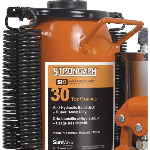 Air Assist Bottle Jacks, 30 Ton(s), Air Hydraulic Ottawa Fastener Supply