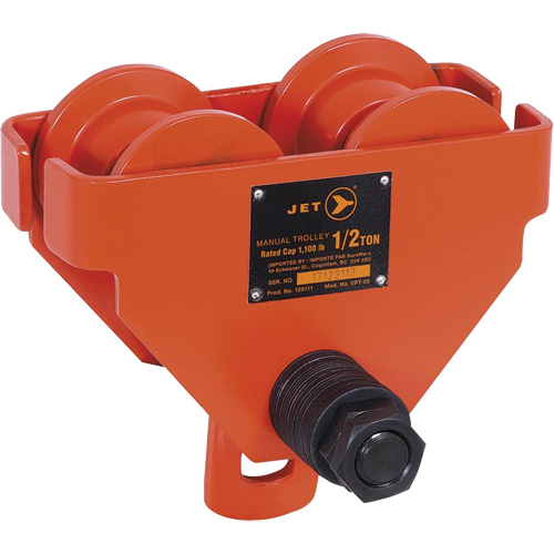 VPT-05 Manual Trolley - VBT Series, 1100 lbs. (0.5 tons) Ottawa Fastener Supply