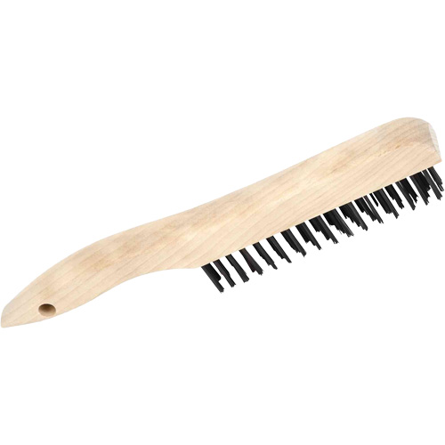 4SH Brosse &agrave; r&eacute;curer manuelle, Acier au carbone, 4 x 16 rangs de fils, Longueur 10" Ottawa Fastener Supply