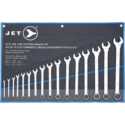 LCWS-16S Jeux de cl&eacute;s combin&eacute;es longues, Combinaison, 16 morceaux, Imp&eacute;rial Ottawa Fastener Supply