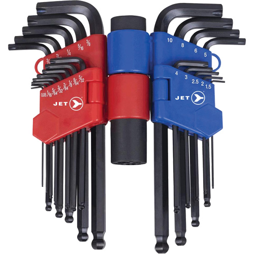 JHHK-22 Hextractor Hex Key Wrench Sets, 22 Pcs., Metric & Imperial Ottawa Fastener Supply