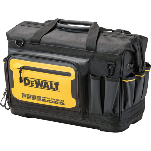 20” PRO Open Mouth Tool Bag, 33 Pockets, Black/Yellow Ottawa Fastener Supply