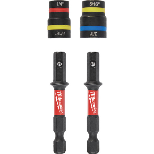 Shockwave Impact Duty Quik-Clear 2-in-1 Nut Driver Set, 5/16"/1/4"/3/8" Drive, 2-1/2" L, Magnetic Ottawa Fastener Supply