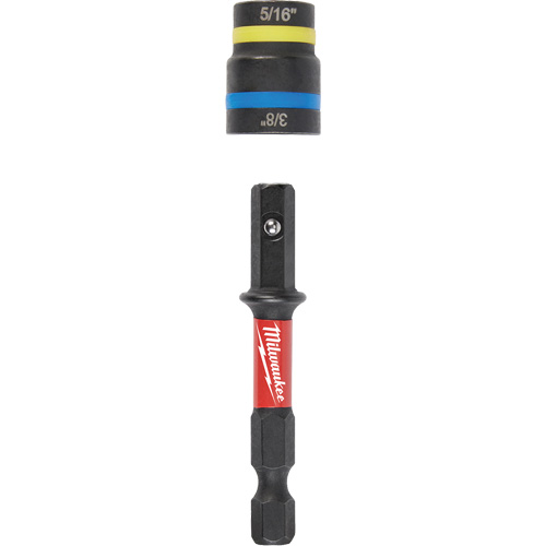 Shockwave Impact Duty Quik-Clear 2-in-1 Nut Drivers, 5/16"/3/8" Drive, 2-1/2" L, Magnetic Ottawa Fastener Supply